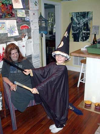 abby and justin, halloween october 2001